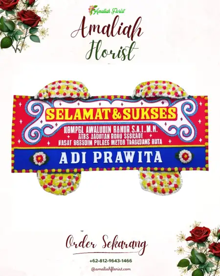 Papan Bunga Ucapan Selamat Bedikulon